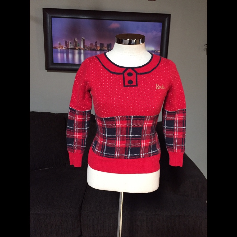 Girls Barbie Sweater